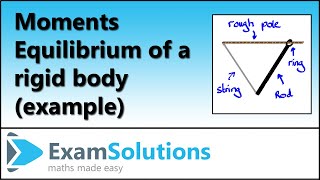 Moments of a force | Equilibrium of a Rigid Body - Example