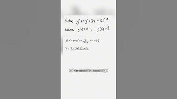 How to solve a DE with Laplace Transforms