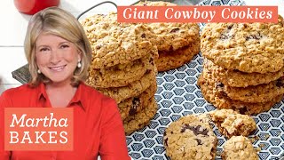 Martha Stewart's Giant Cowboy Cookies | Martha Bakes Recipes