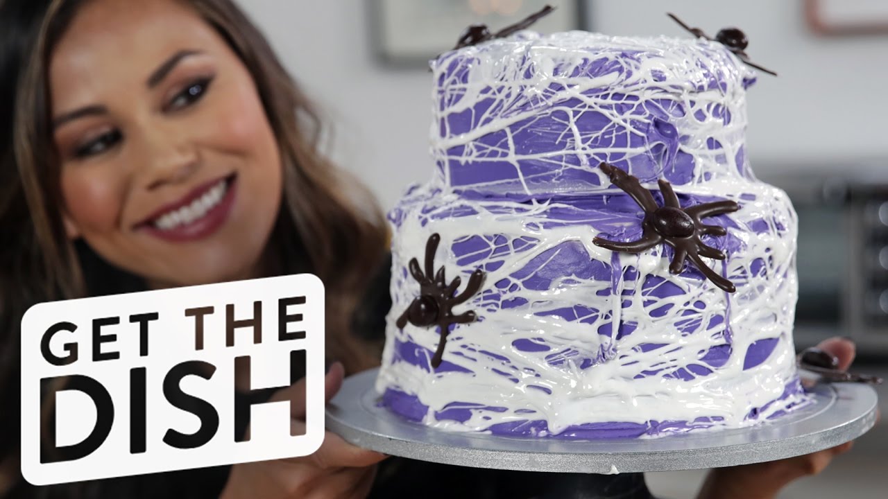 Spiderweb Cake | Get the Dish | POPSUGAR Food