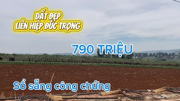 Bán đất tại liên hiệp đức trọng 790 triệu