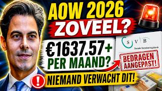 Breaking AOW Nieuws 2026 ⚠️ | SVB Wijzigt Uitkeringen