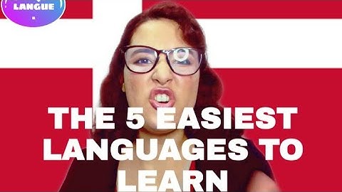 THE 5 EASIEST LANGUAGES  TO LEARN FOR ENGLISH SPEAKERS #learnalanguage
