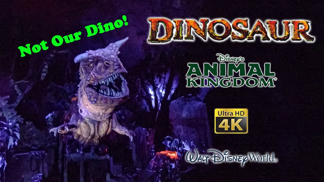 Dinosaur Ride at Disney's Animal Kingdom Complete Experience in 4K