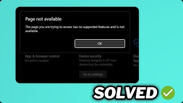 (FIXED) Core Isolation Memory Integrity "Page not available" error in windows 10/11