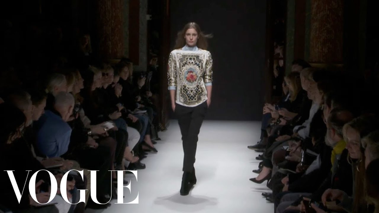 Balmain Ready to Wear Fall 2012 Vogue Fashion Week Runway Show 