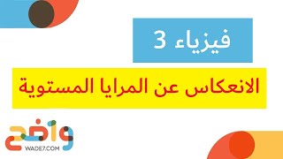 الانعكاس عن المرايا المستوية (فيزياء 3)