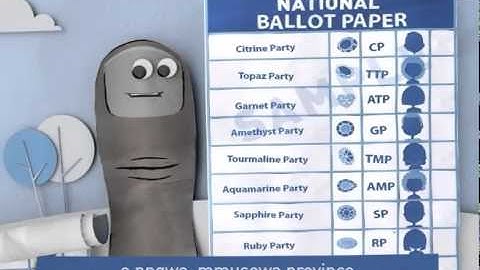 How to fill in a Ballot Paper (Sesotho) - IEC