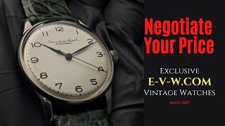 Over 80 Years Old Iwc Schaffhausen Classic Vintage Cal. 89 Vintage 1940S -V-W.com-Youtube