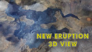 2 Paths in Danger? Brand New 3D View of the Iceland Volcanic Eruption | Geldingadalur, June 3, 2021