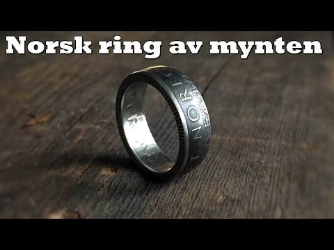 Video: Hvordan lage en ring av en mynt. DIY myntring