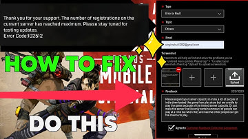 Apex legend mobile - server capacity full, How to fix and what to do next, Solution