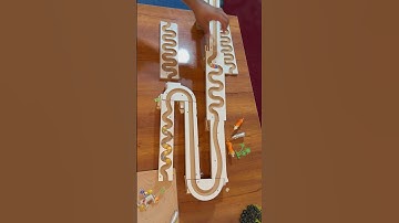 Marble Run Race ASMR ♡ Wave Slope ♡ EP. 06 ♡ Motion Chrome Marble Run