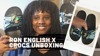 New Party Animals X Ron English Crocs Clic Slides Limited Edition Crocs Unboxing