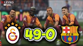 GALATASARAY VS. BARCELONA 49-0 / İNANILMAZ GOL ŞOV
