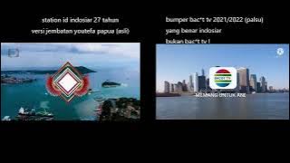 perbedaan station id hut indosiar 27 (asli) dengan bumper b4c0t tv (palsu)