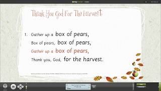 Assembly Songs - Harvest Song, Thank You God For Harvest, From Out Of The Ark Music Sample