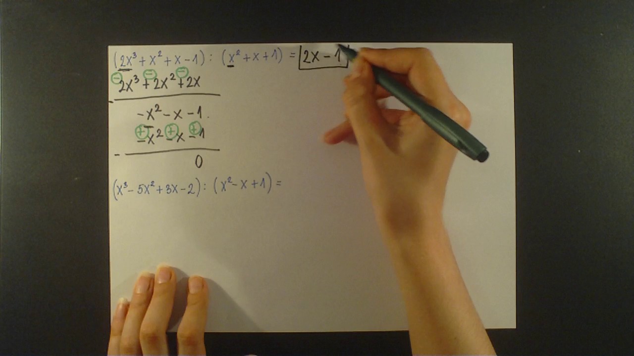 Polinomi.  Deljenje polinoma