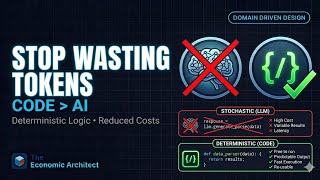 Stop Using LLMs for Everything (The Hybrid Agent + Deterministic Code)
