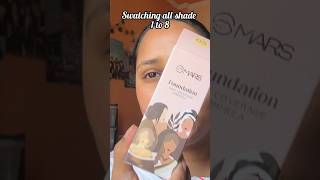 Swatching All Shades In Mars Full Coverage Foundation Review