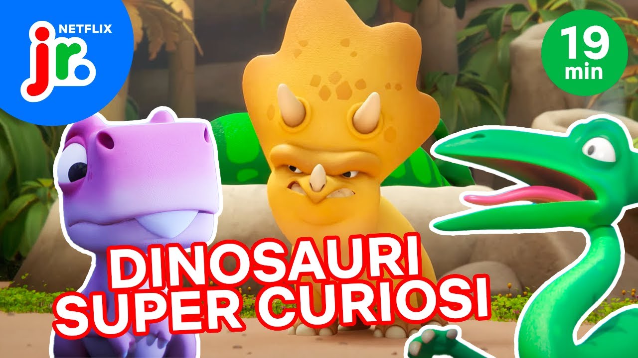 19 MINUTI DI DINOSAURI CURIOSI 🤩🦖 Bad Dinosaurs | Netflix Junior Italia