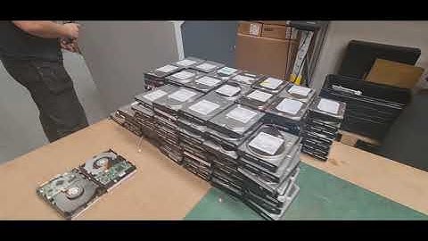 Hard Disk Drive Data Destruction - Shredding