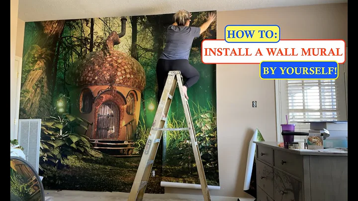 How To Install A Wall Mural By Yourself : Woodland...