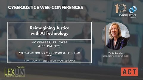 Web-conférence | Reimagining Justice with AI Technology