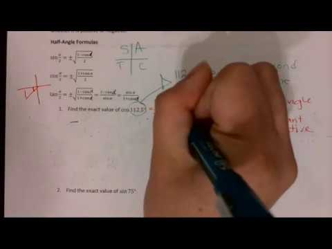 3 3 Double Angle, Power Reducing, and Half Angle Formulas - YouTube
