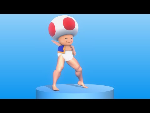Spinning around (Kylie Minogue) - Toad dancing with long legs