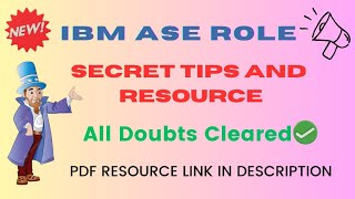 IBM All Doubts Cleared and Hidden Tricks Reveal 🔥