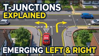 T-Junctions Explained 2026: Emerging Left & Right, Approach Speed, Give Way vs Stop