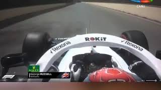 Bakıda Formula 1 Avtomobili Kanalizasiya Lyukuna Ilişdi