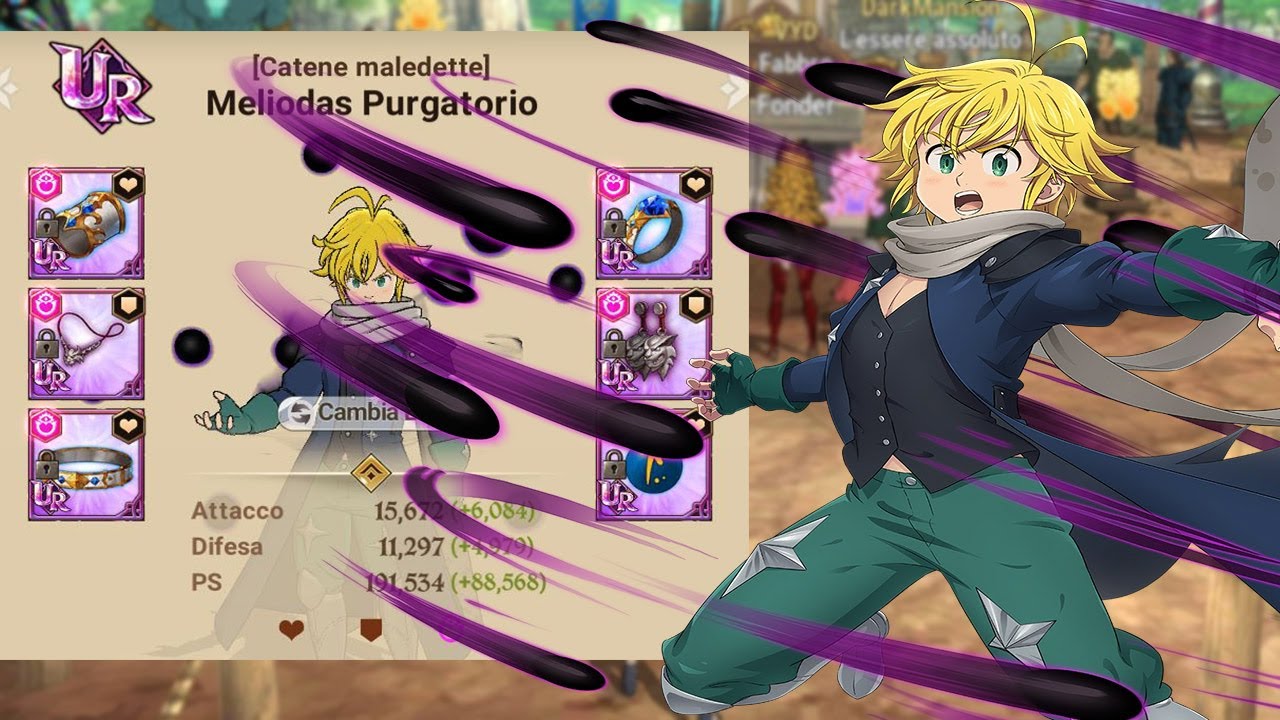 MELIODAS CON HP DEF E' SUPERIORE ALLA BUILD CON ATK CRT DMG?!?! ||Seven ...