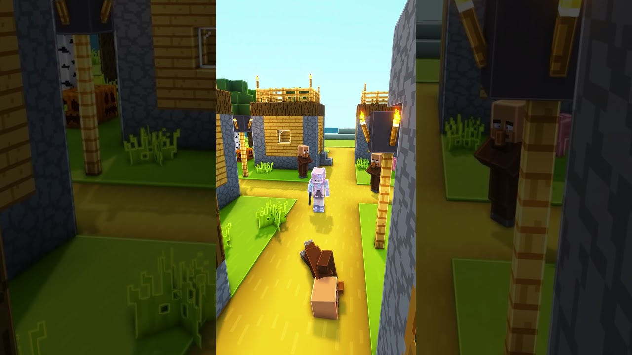 SURVIRE a un CACHE CACHE sur MINECRAFT #minecraft #shorts