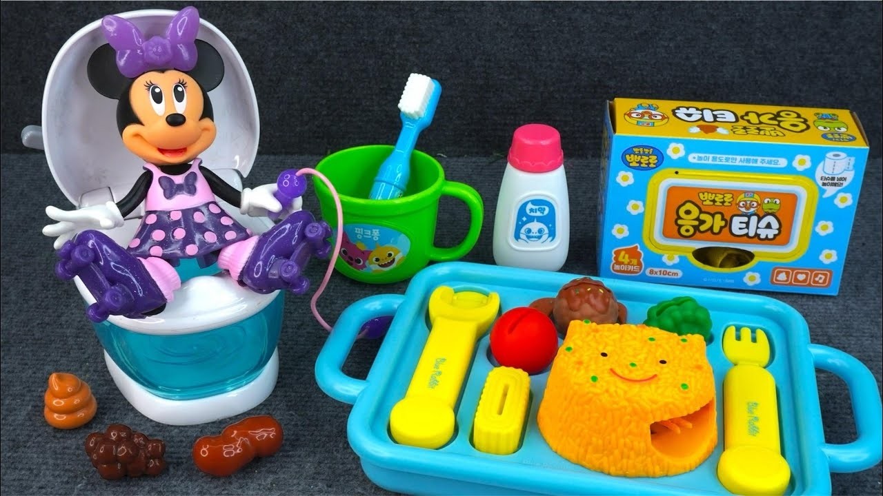 [Toy ASMR] Mickey Mouse Routine & Doctor Toys 💩 크롱 배변훈련 & 식사놀이 장난감 언박싱 | Satisfying Unboxing