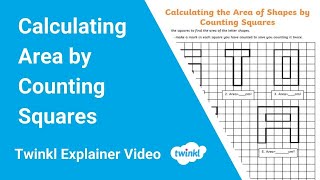 Calculating Area by Counting Squares