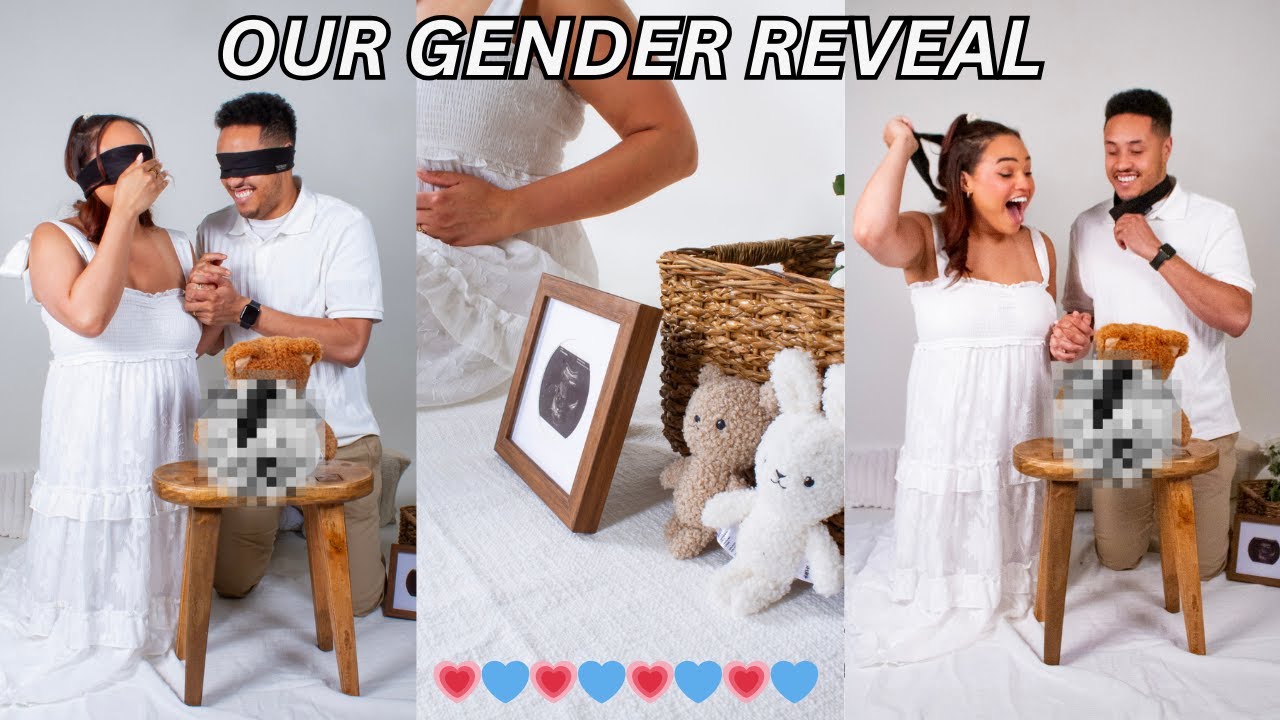 OUR GENDER REVEAL 💙💗 Finding out the gender of our first baby!! - YouTube