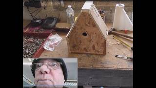 Chris Builds a Replacement New Style Bird Box For His Bempton Bridlington Back Garden