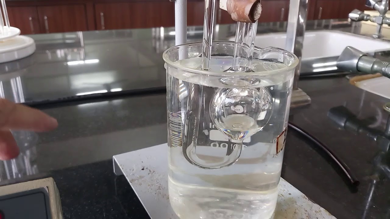 Determination of Viscosity coefficient of the Organic Liquid - YouTube