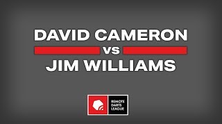 REPLAY | David Cameron vs Jim Williams 🎯 Remote Darts League