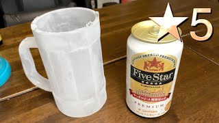 Chugging Sapporo Five Star in an ice-cold mug! サッポロファイブスター