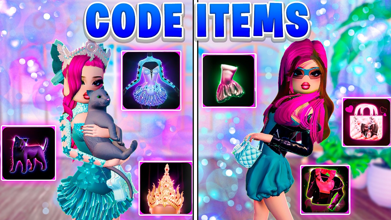 Only Wearing CODE ITEMS in Dress To Impress! - YouTube