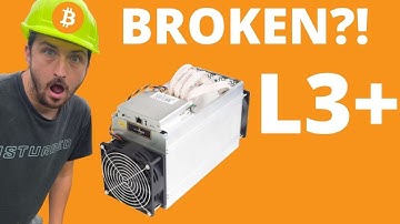 How To Fix Antminer L3+ with No Hash Rate | Bitcoin Mining Shed