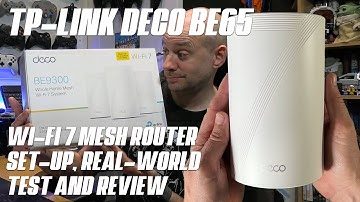 TP-Link Deco BE65 BE9300 Wi-Fi 7 Mesh Internet Router: Amazon Product Unboxing, Setup, Test & Review