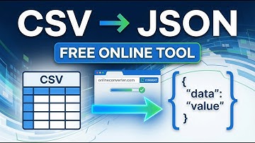 Free CSV to JSON Converter Online | Fast & Accurate Data Conversion