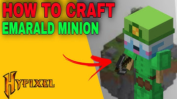 How To Craft Emerald Minion In Redesky Skyblock | Best Hypixel like Crack Server | Redesky Skyblock