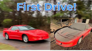FORGOTTEN Pontiac Trans Am Rescue! Will it Run after 17 Years? Part 2