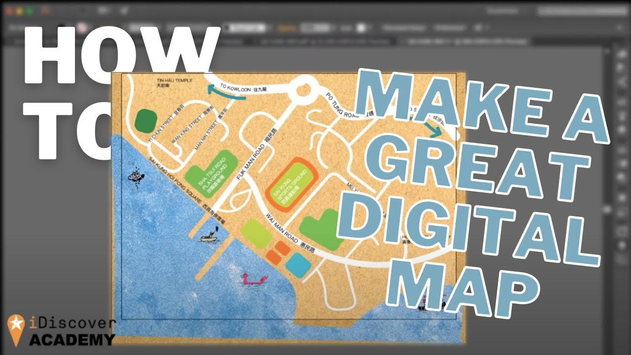 How do you make a digitized map?