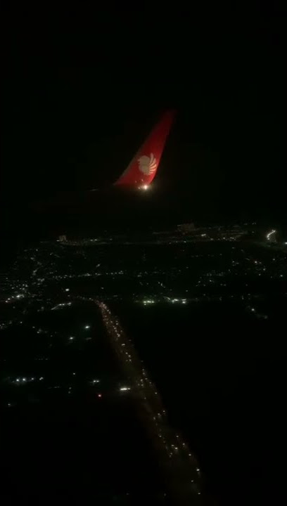 Story wa pesawat Lion mendarat malam Di Bandara Soekarno Hatta (CGK).#shorts #landing #views #fyp